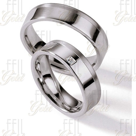 Ródiumozott ezüst karikagyűrű WFAR-12